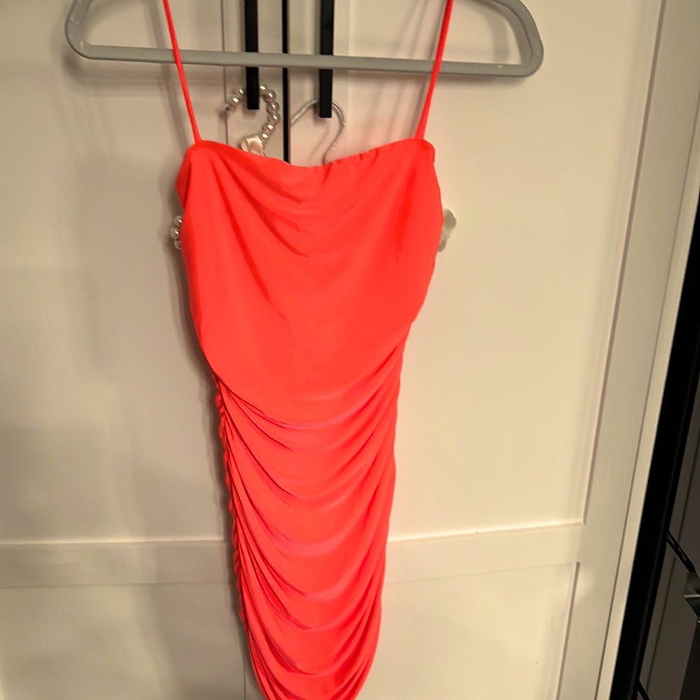 Hot Miami styles ! Mini bright backless dress 🔥